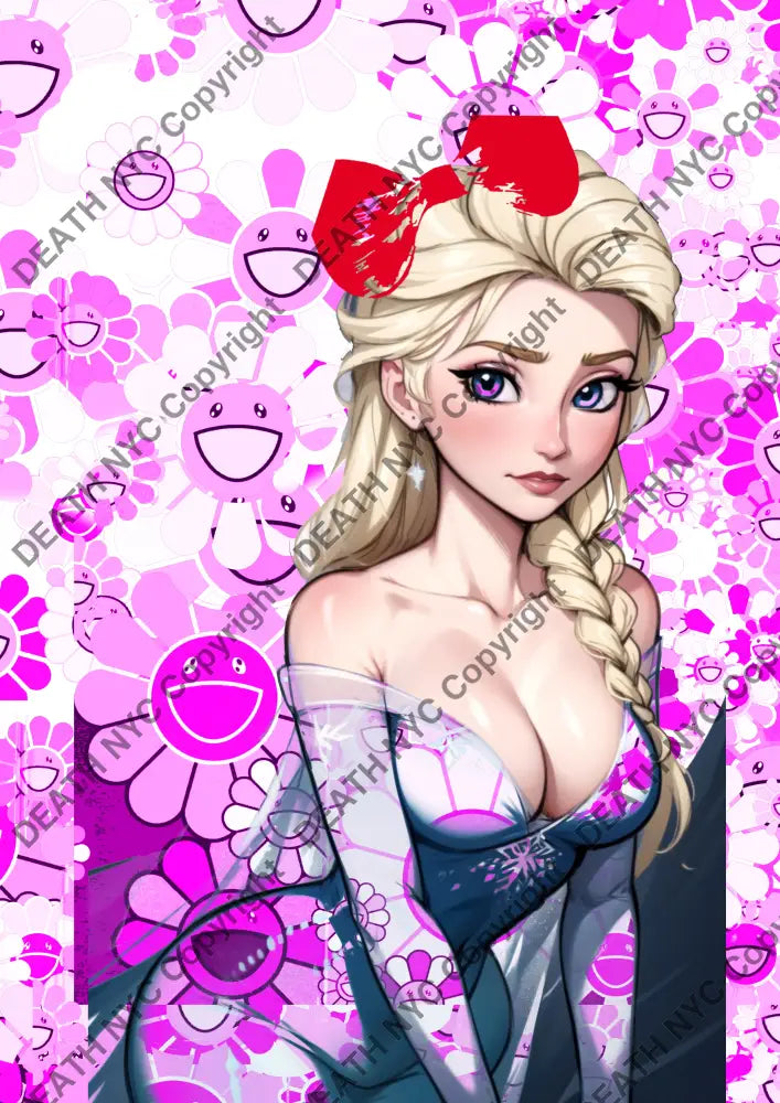 Deathy525 45X32Cm Elsa (Edition Of 100*) (2023) Art Print