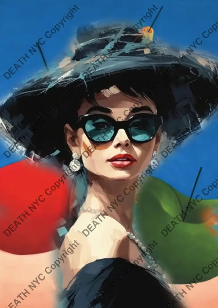 ’DEATHYA105’’ 45x32cm (Edition of 100*) (2025) audrey Art Print