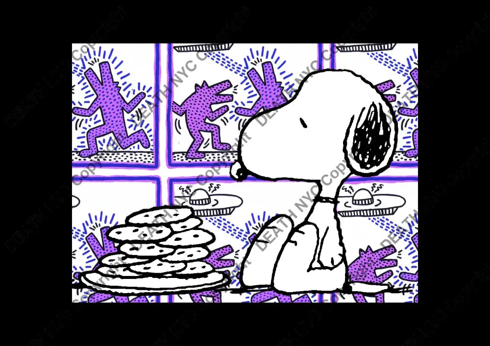 ’Deathz194’ 45X32Cm Snoopy (Edition Of 100*) (2023) Art Print