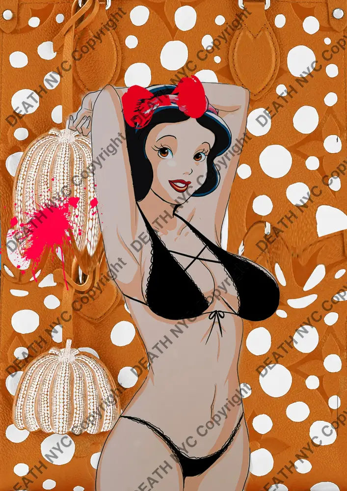 ’Deathz536’ 45X32Cm Snow White (Edition Of 100*) (2023) Art Print