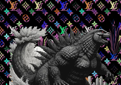 ’Deathz969’ 45X32Cm Godzilla (Edition Of 100*) (2023) Art Print