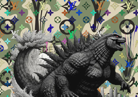 ’Deathz970’ 45X32Cm Godzilla (Edition Of 100*) (2023) Art Print