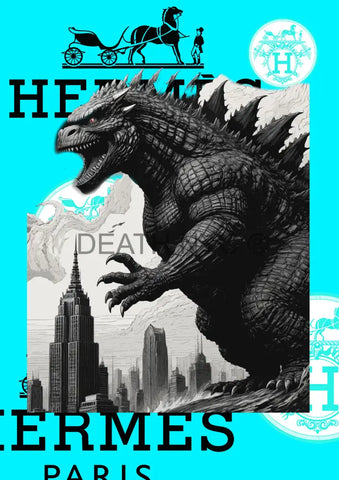 ’Deathz977’ 45X32Cm Godzilla (Edition Of 100*) (2023) Art Print