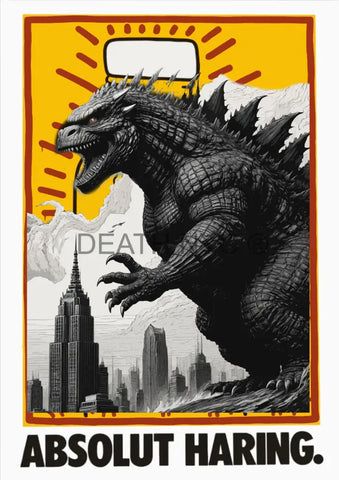 ’Deathz979’ 45X32Cm Godzilla (Edition Of 100*) (2023) Art Print