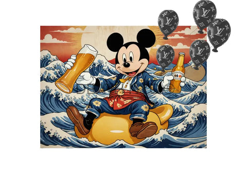 ’Deathza291’ 45X32Cm Mickey (Edition Of 100*) (2024) Art Print