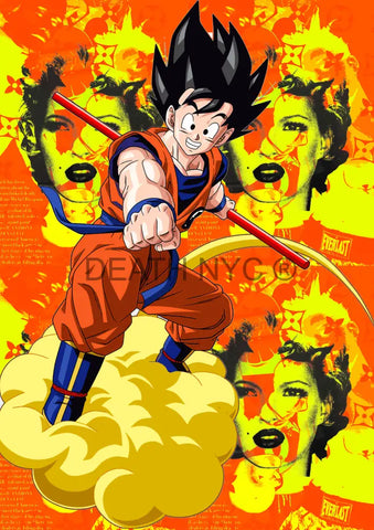 ’Deathza365’ 45X32Cm Goku (Edition Of 100*) (2024) Art Print