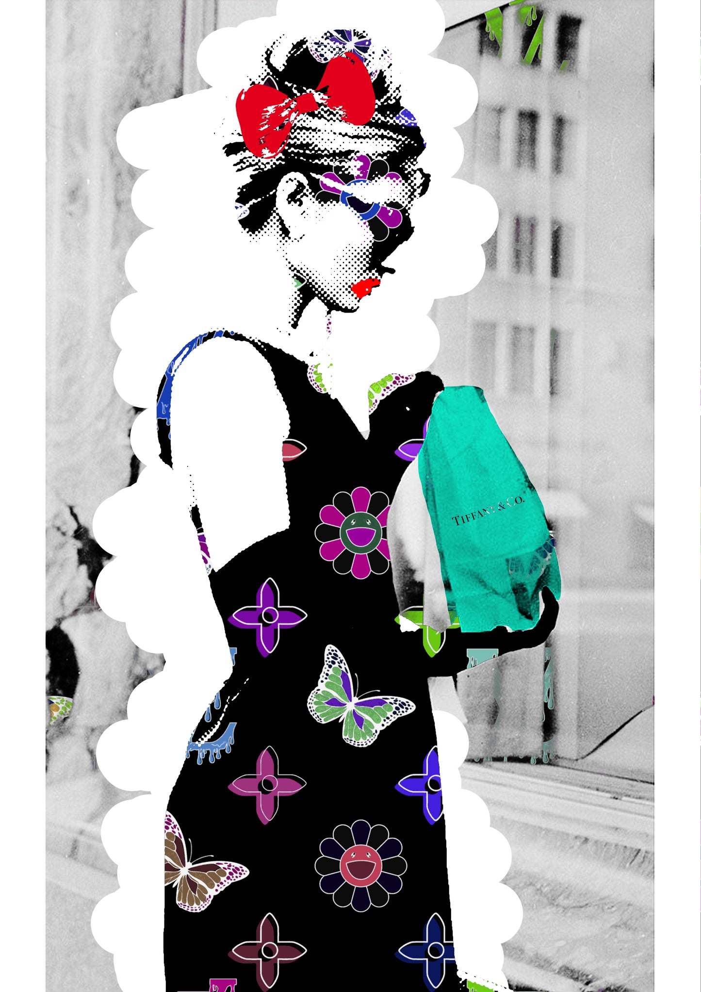 Auction "ZA490 audrey " art print 45x32cm (Edition of 100)