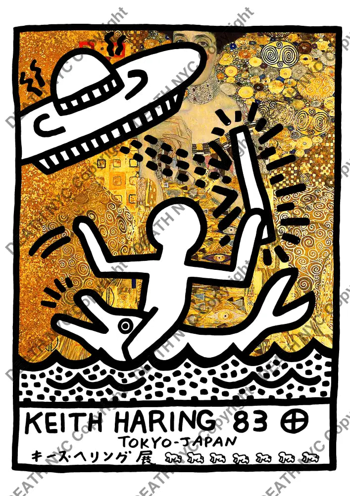 ’Deathza733’ 45X32Cm Haring (Edition Of 100*) (2024) Art Print