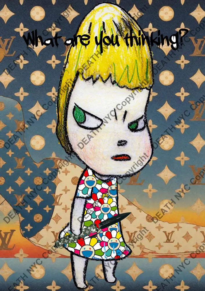 ’Deathzb155’ 45X32Cm Cute (Edition Of 100*) (2024) Art Print