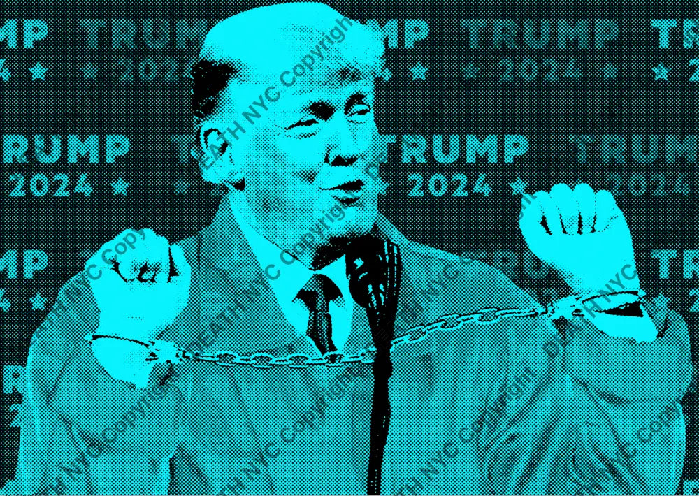 ’Deathzb163’ 45X32Cm Trump (Edition Of 100*) (2024) Art Print