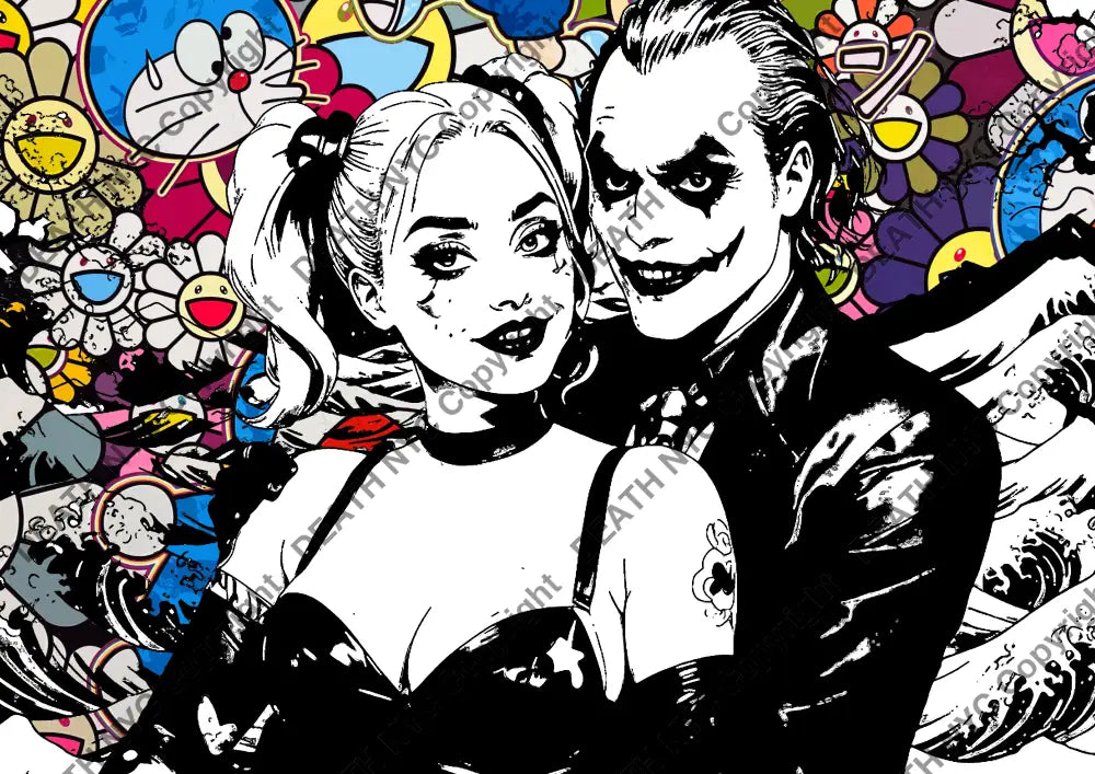 ’Deathzb92’ 45X32Cm Joker (Edition Of 100*) (2024) Art Print