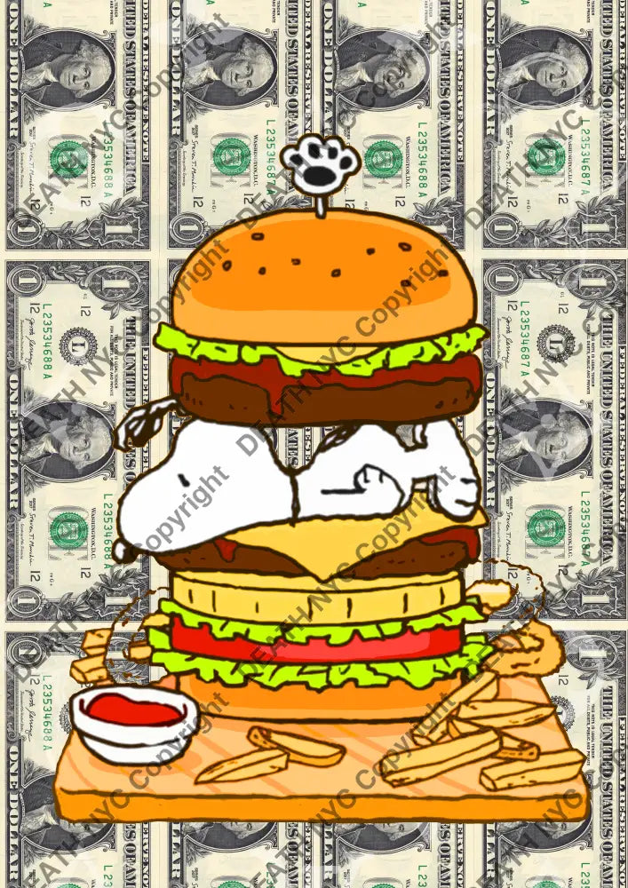 ’Deathzy109’’ Silly 45X32Cm (2024) Art Print
