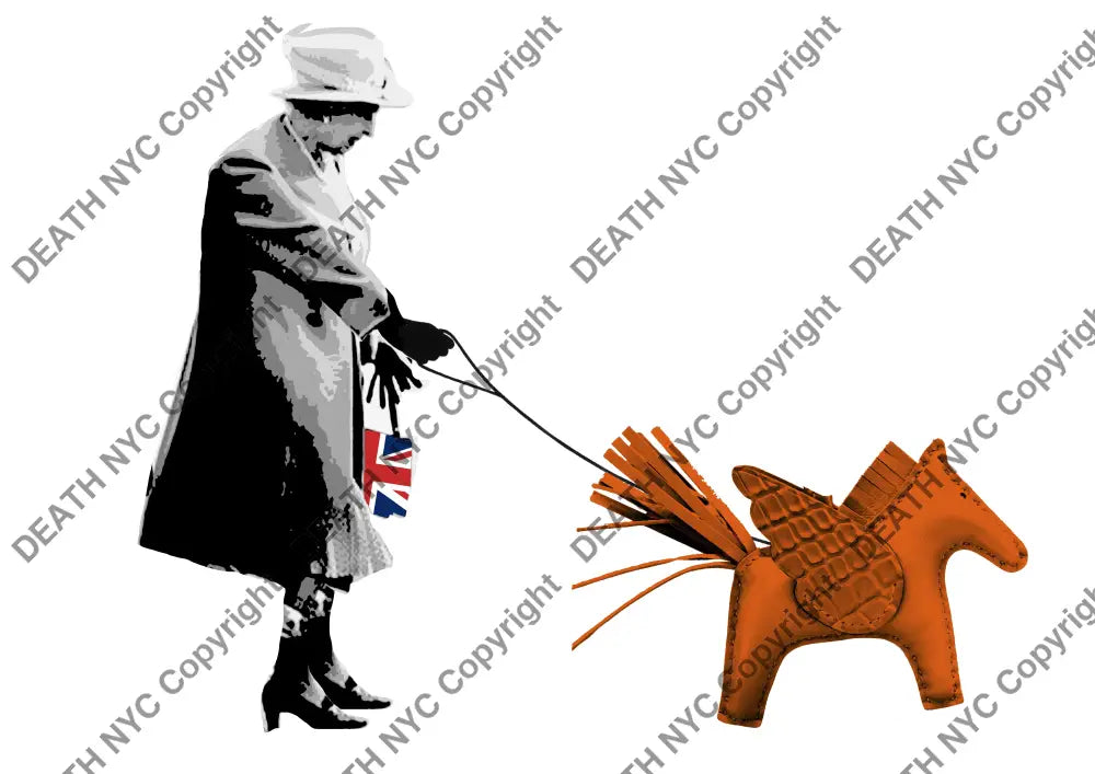 Fly Me To The Queen O (Edition Of One) 2022 Art Print