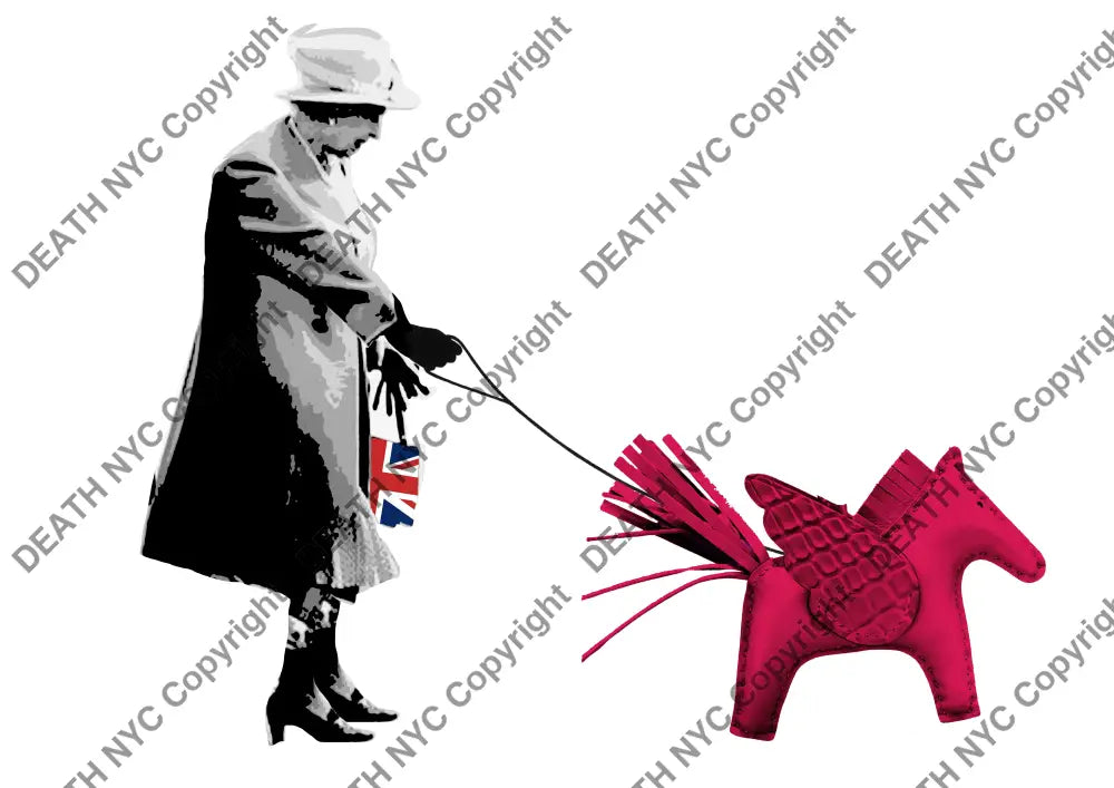 Fly Me To The Queen R (Edition Of One) 2022 Art Print