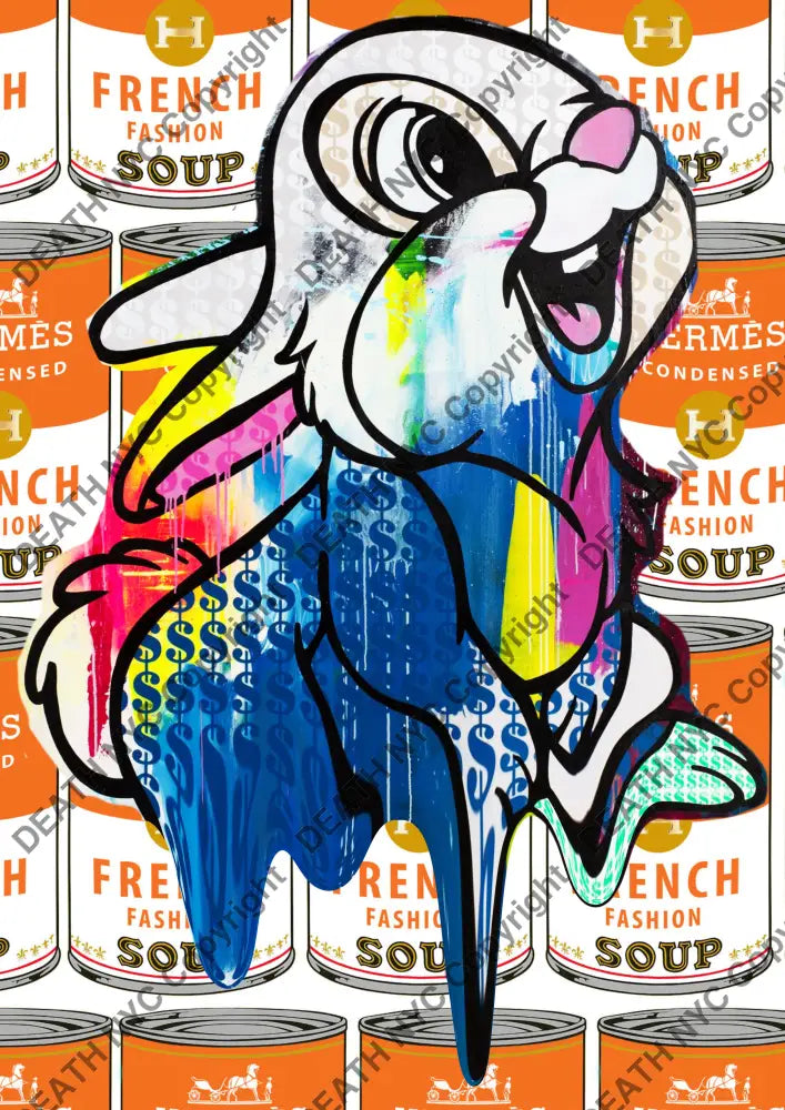 Happy Bunny (23) 60X42Cm (Edition Of 10) (2024) Art Print