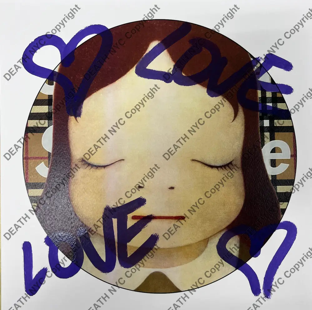 Love Heart 7 (Edition Of 1) Hand Written 2022 Art Print