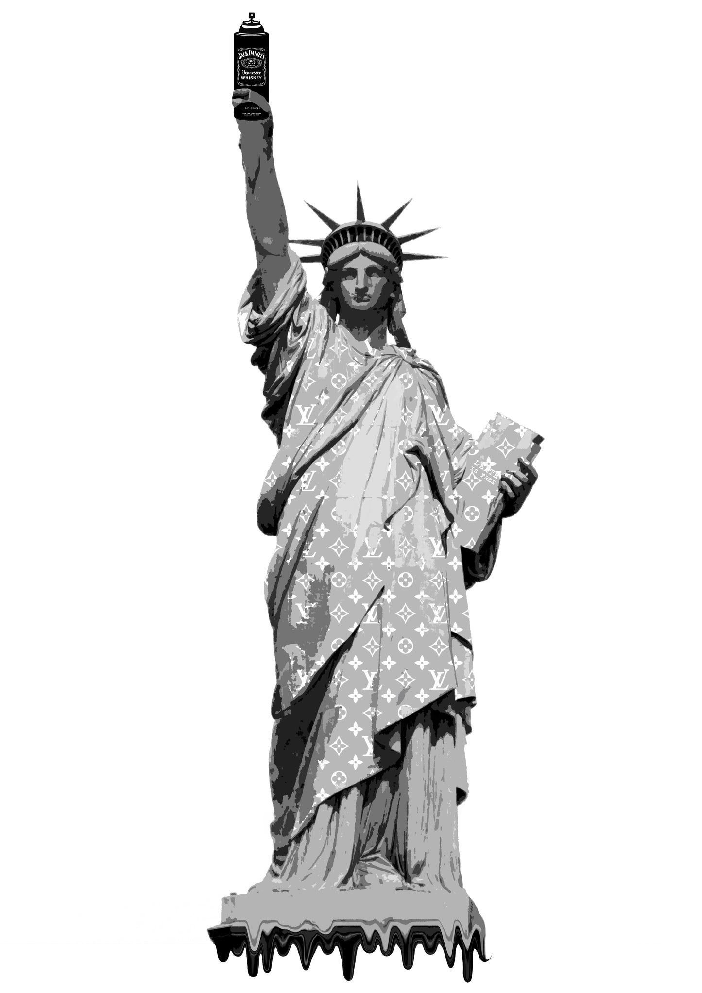 Auction "liberty jack " art print 45x32cm (Edition of 100)