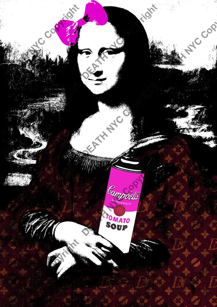’Mona Purple’ 45X32Cm (Hc Edition) (2018) Art Print