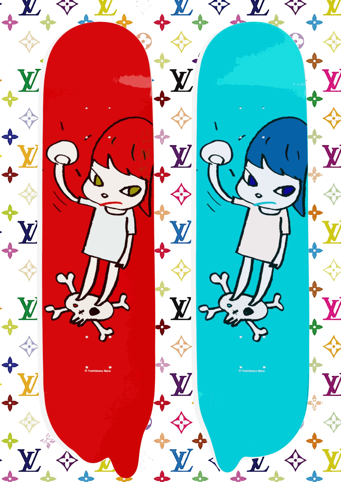 Auction "N skate " art print 45x32cm (Edition of 100)