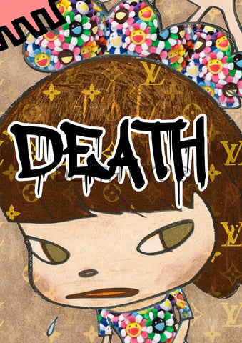 Open Edition Death Cute Flower 14.8X21Cm (2021) Art Print
