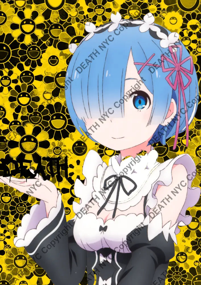Open Edition Death03718 Re:zero 14.8X21Cm (2022) Art Print