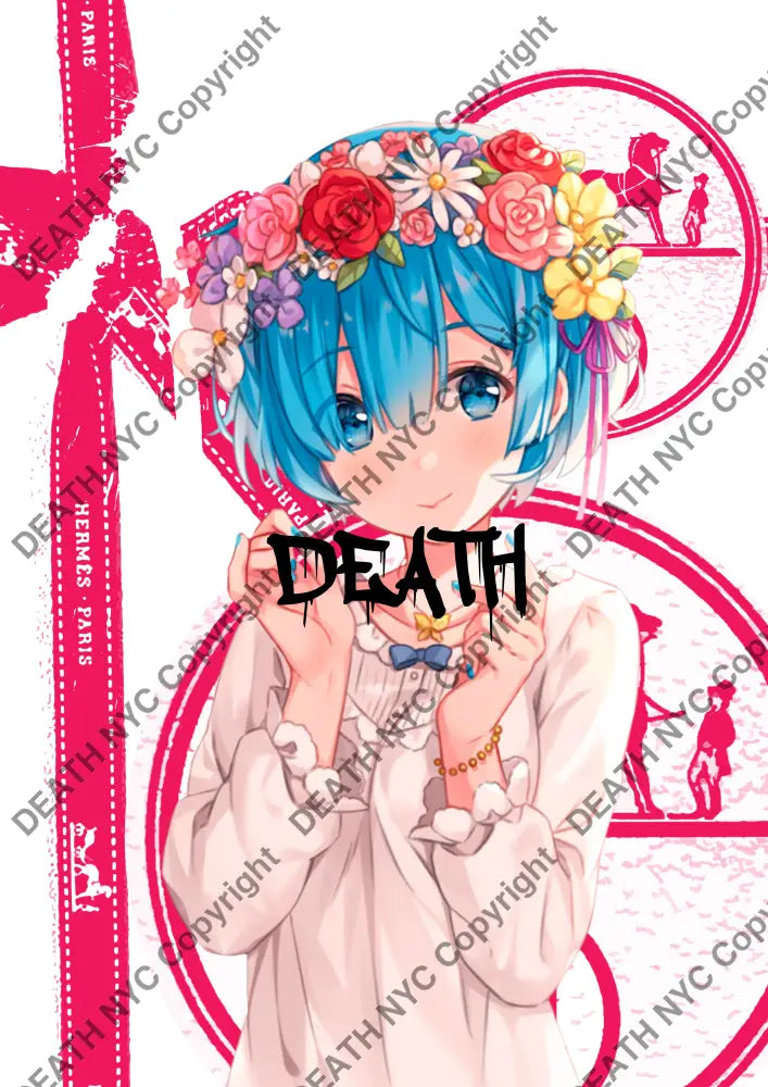 Open Edition Death03723 Re:zero 14.8X21Cm (2022) Art Print