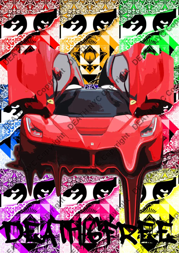 Open Edition Deathmc577 Car 14.8X21Cm (2022) Art Print