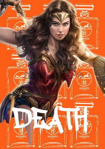 Open Edition Deathp211 Wonder Woman 14.8X21Cm (2022) Art Print