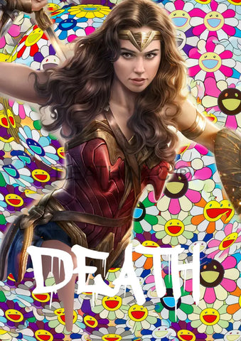 Open Edition Deathp214 Wonder Woman 14.8X21Cm (2022) Art Print