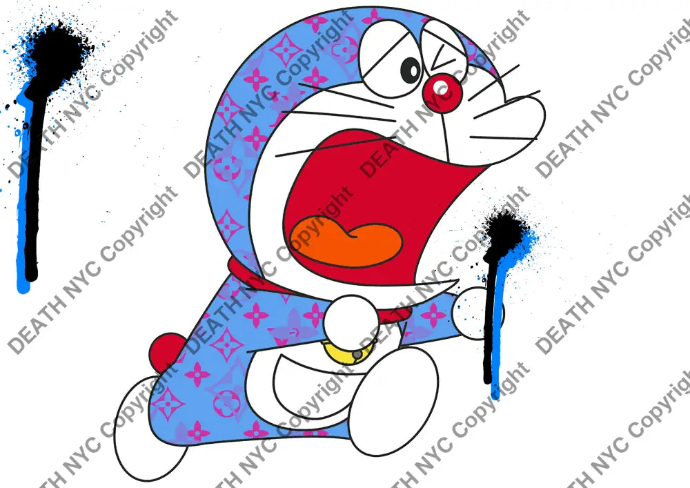 Open Edition Deathq1652 Doraemon 14.8X21Cm (2022) Art Print