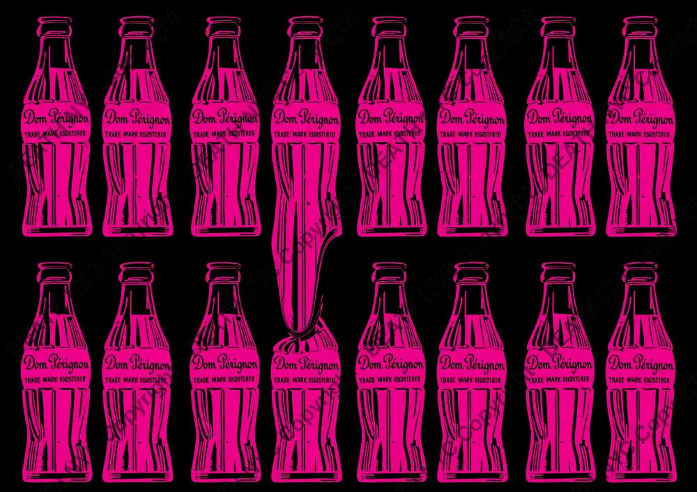Open Edition ’Deathza332’ Coke 29.7X21Cm (2024) Art Print