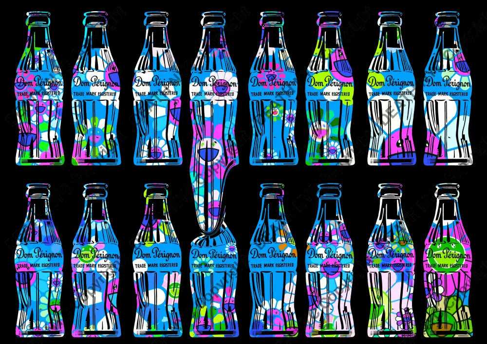 Open Edition ’Deathza334’ Coke 29.7X21Cm (2024) Art Print