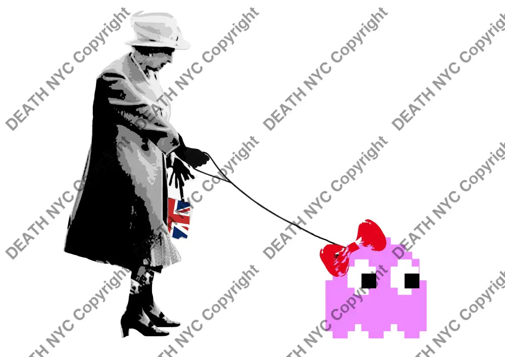 ’Queen Dog Invade Pink’ 45X32Cm (Hc Edition) (2018) Art Print