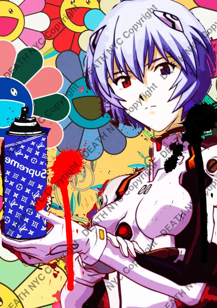 Open Edition Rei Spray Flower 2 14.8X21Cm (2021) Art Print