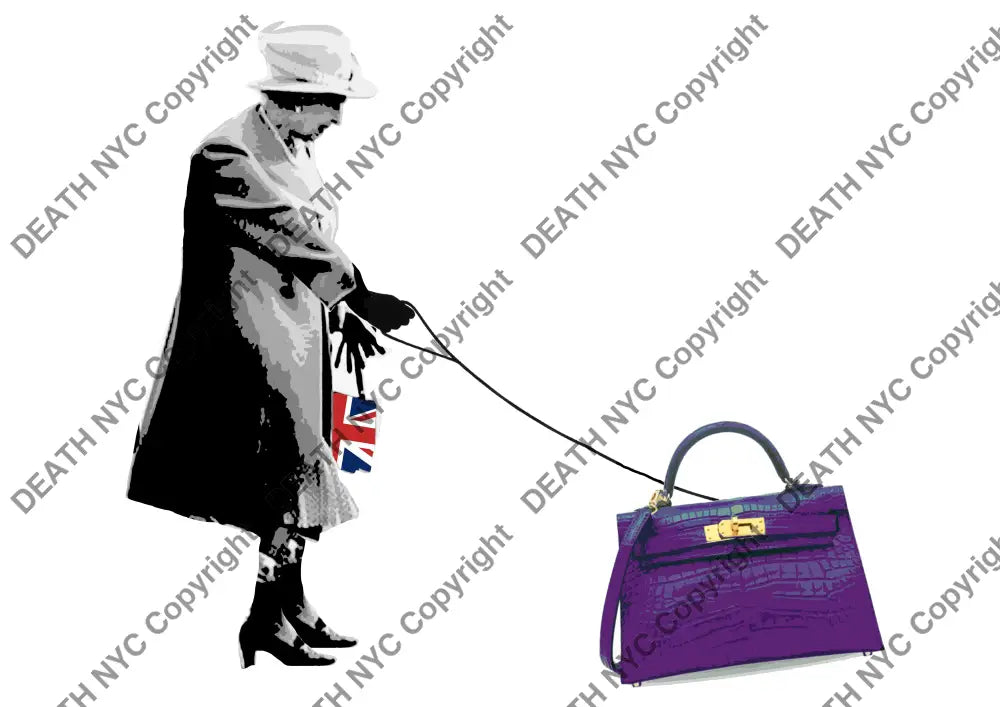 Shopping With Queen Pp (Edition Of One) 2022 Art Print