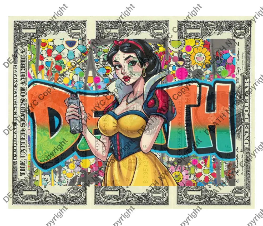 $Triple Usd ’240125$3’’ (2025) Edition Of 50 Snow Art Print