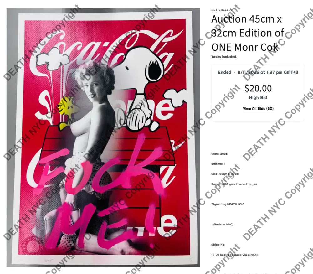Won Auction Item 3