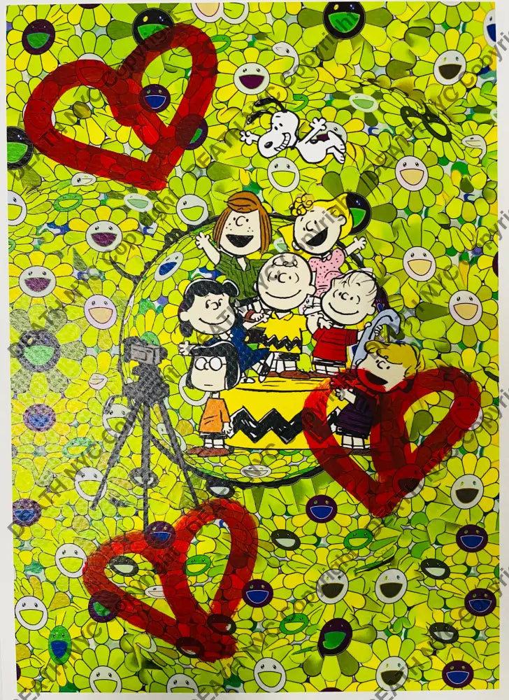 ’0601A5’’ Silly Gang Hand Written (Edition Of One) 2025 Art Print