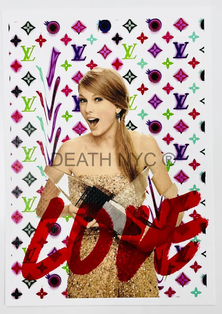 071106 (Edition Of One) Taylor Swift Handwritten 2023 Art Print