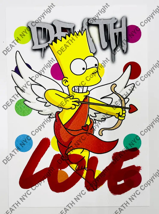 071107 (Edition Of One) Simpson Handwritten 2023 Art Print