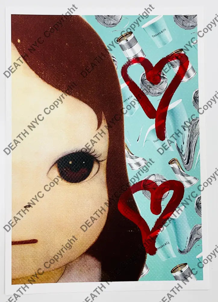 071109 Cute Hand Written (Edition Of One) 2023 Art Print