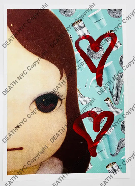 071109 Cute Hand Written (Edition Of One) 2023 Art Print