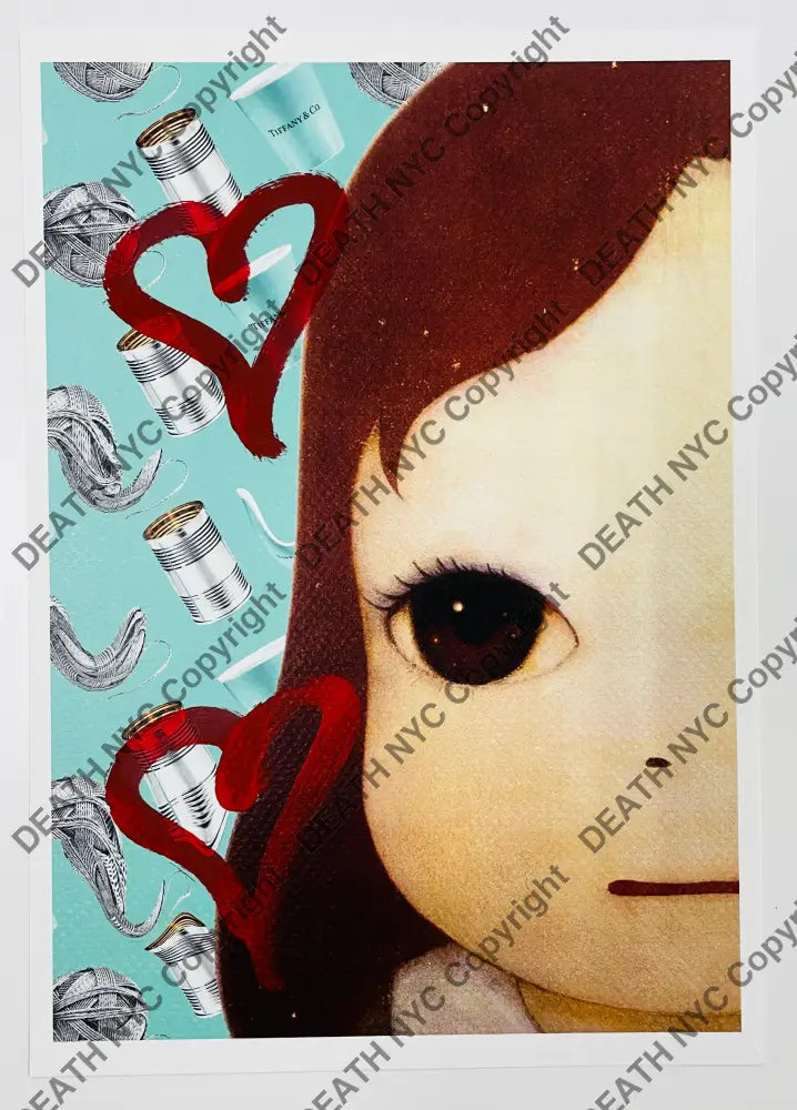 071110 Cute Hand Written (Edition Of One) 2023 Art Print