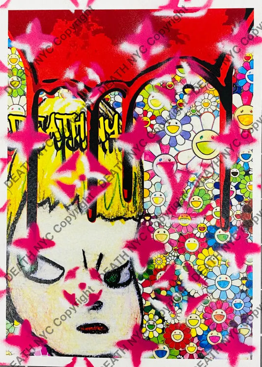 08073 (Edition Of One) Stencil 2022 Art Print