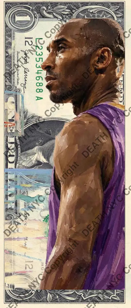 $1 USD ’010626$12’’ (2026) Edition of 100 n b a - $1 bill - Art Print