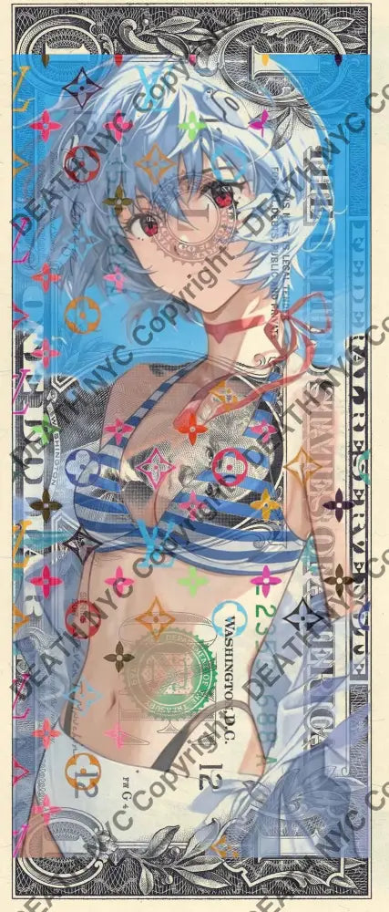 $1 USD ’010626$5’’ (2026) Edition of 100 e v - $1 bill - Art Print