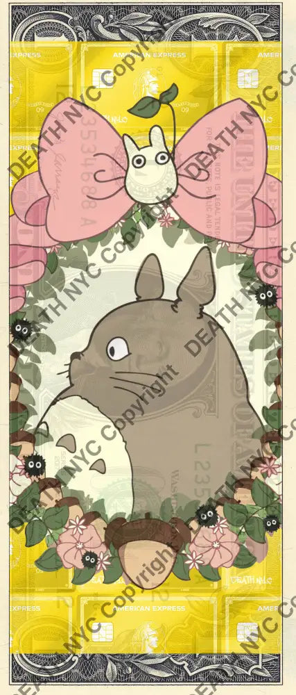 $1 Usd 0112$18 Totoro (2022) Edition Of 100 Art Print