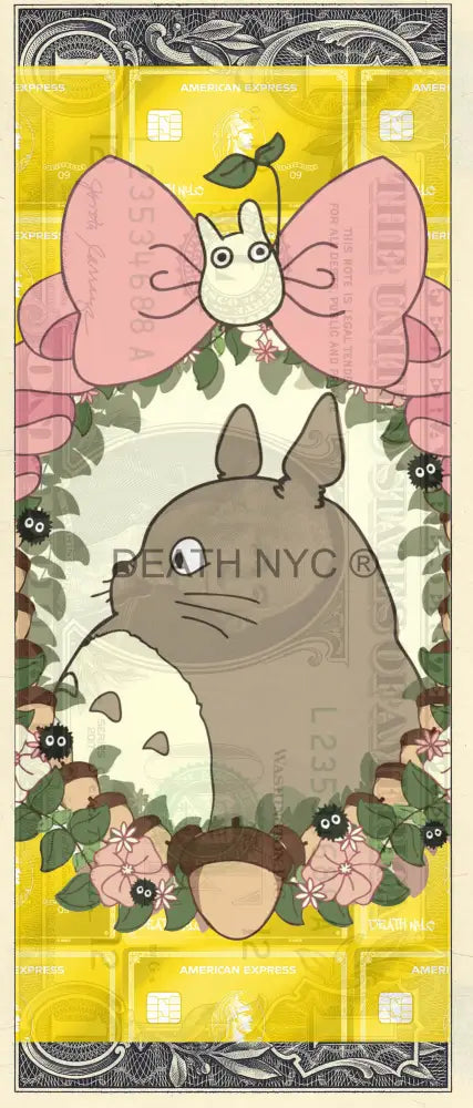 $1 Usd 0112$18 Totoro (2022) Edition Of 100 Art Print