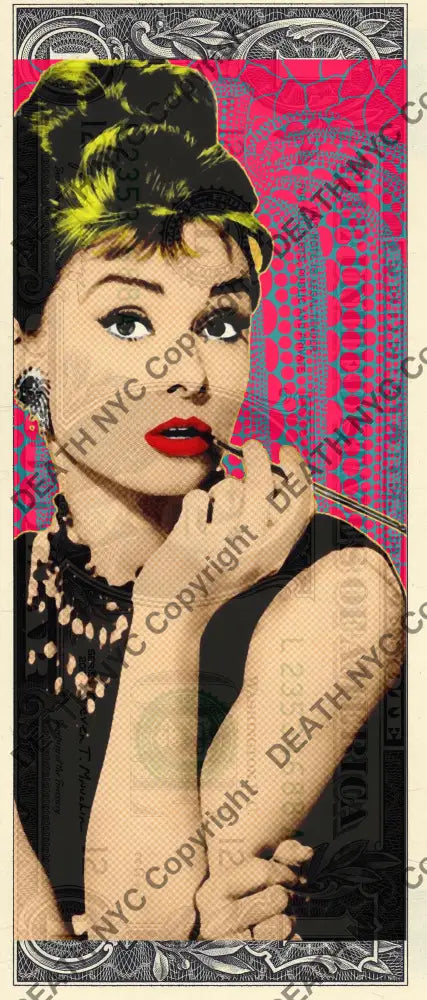 $1 Usd ’020824$2’’ (2024) Edition Of 100 Audrey Art Print