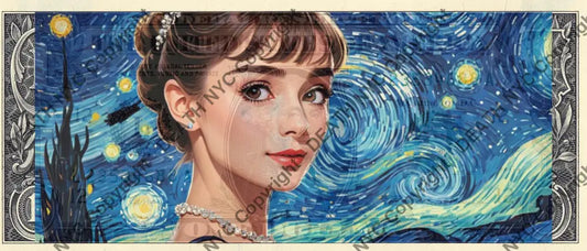 $1 Usd ’020824$20’’ (2024) Edition Of 100 Audrey Art Print